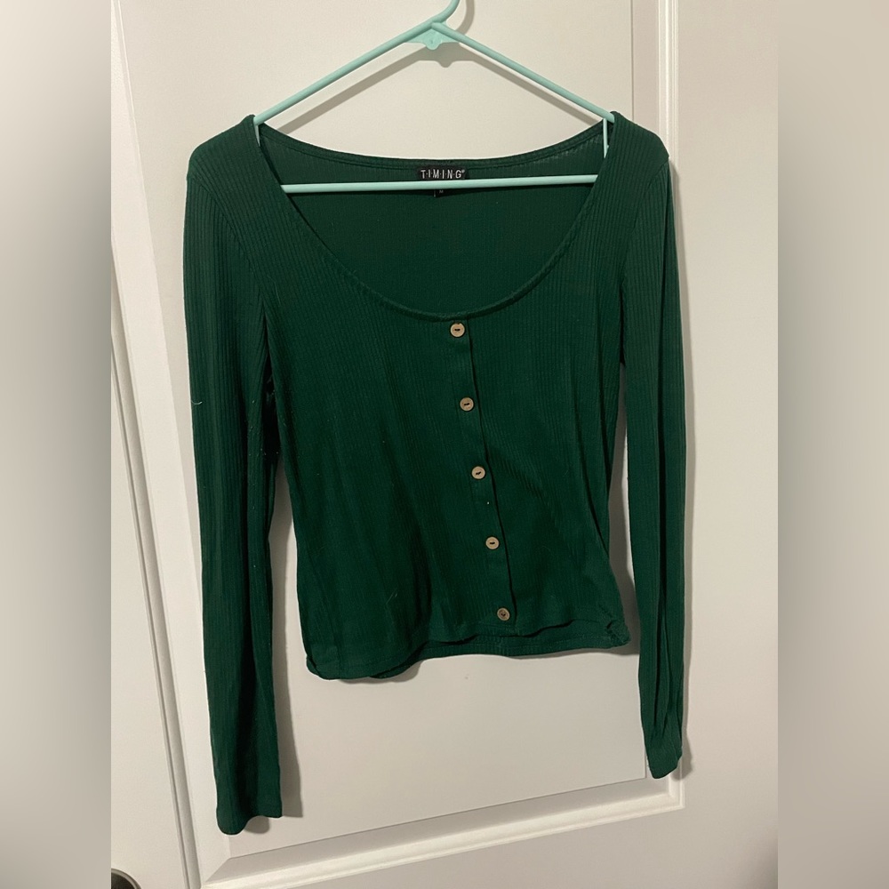 Long Sleeve Crop Top